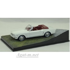 Масштабная модель FORD Mustang Convertible "Goldfinger" 1964 White